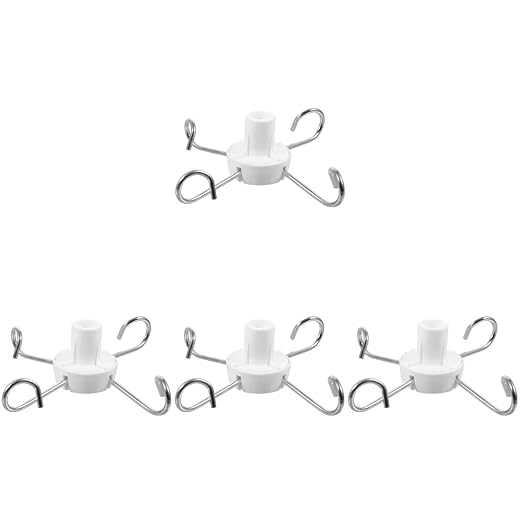4pcs Hospital Grade Infusion Rack Hanger Hooks Hanging Hooks by FOMIYES