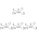 4pcs Hospital Grade Infusion Rack Hanger Hooks Hanging Hooks by FOMIYES