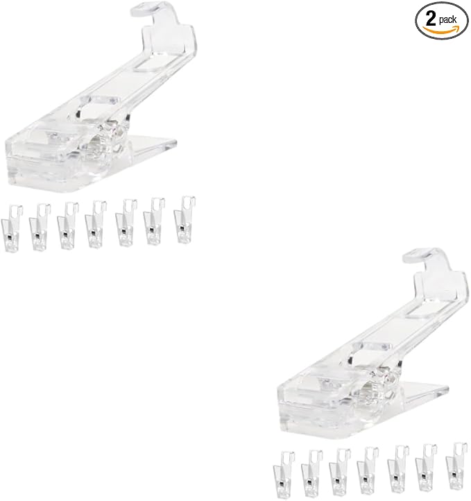 VILLCASE 16pcs -Skid Clothes Hanger Clips Multi- Clips by VILLCASE