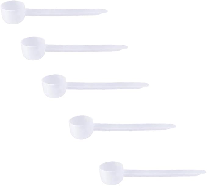 Plastic Measuring Scoop, 2 teaspoon Long Handle Spoons by TheScoopie