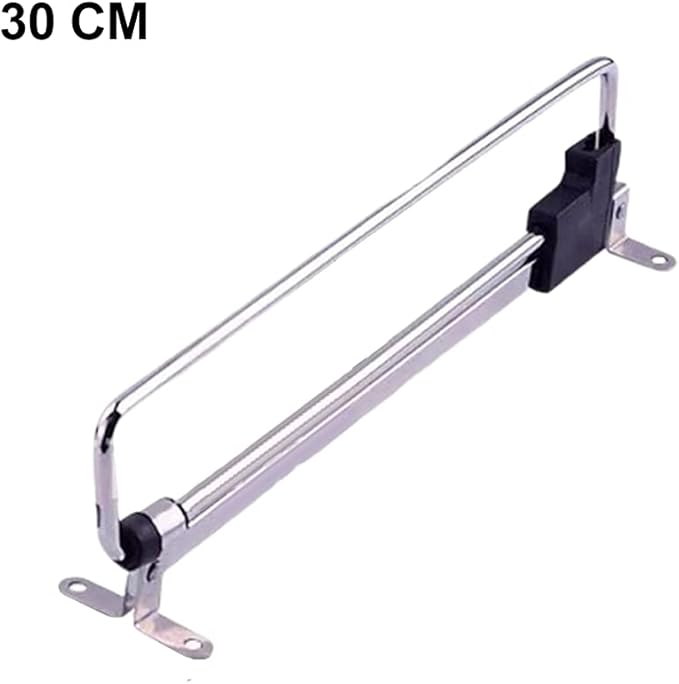 Retractable Closet Pull Out Rod Closet Valet Rod Extending Rail Pull Out Hanger - Image 2