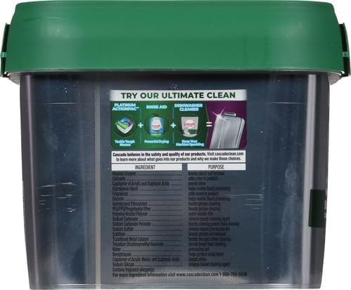 Cascade Platinum ActionPacs, Dishwasher Detergent Pods - Image 4