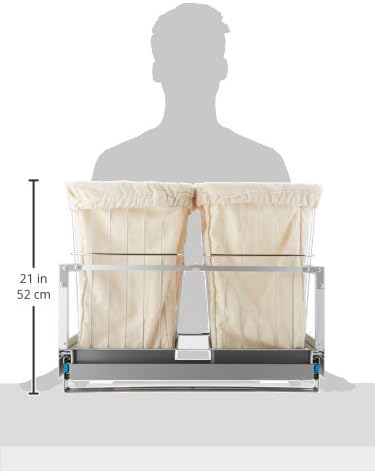 REV-A-SHELF Steel Wire Pullout Hamper - Image 3