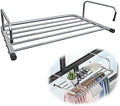 Foldable 7 Bar Clothes Airer Indoor by Unknown