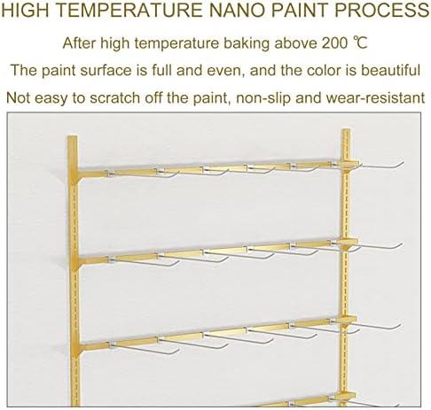Retail Garment Rack Modern Clothes Hanging Bar, Boutique Sock Organizer Rail - Image 5