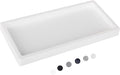Bathroom Tray, Small Vanity Tray Silicone Soap Dish Sponge Holder Kitchen Sink by Heagoale