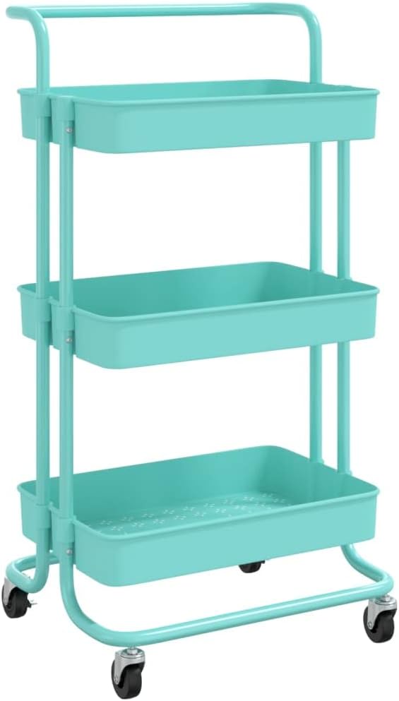 3-Tier Rolling Utility Cart - Image 2