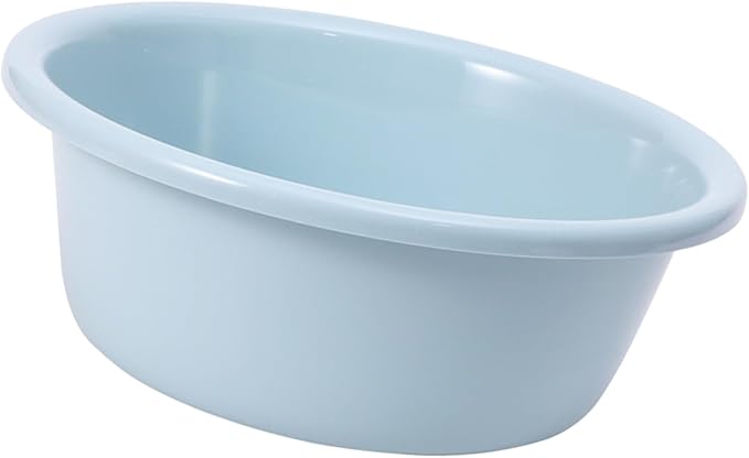 Round Plastic Wash Basin, Portable Dish Tub Multi Purpose Basin Laundry Wash - Image 5