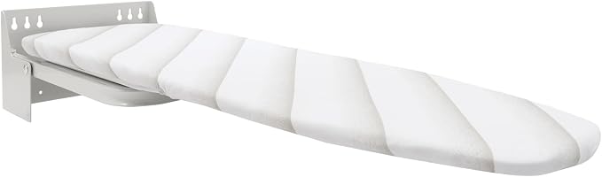 Wall Mounted Ironing Board 37.4" X 7.5" Foldable Iron Board Wall Mount Mini by JAYEUW