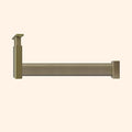 L Shaped Closet Rod Bracket for Wardrobes, Room Garment Holder Rack by Unknown