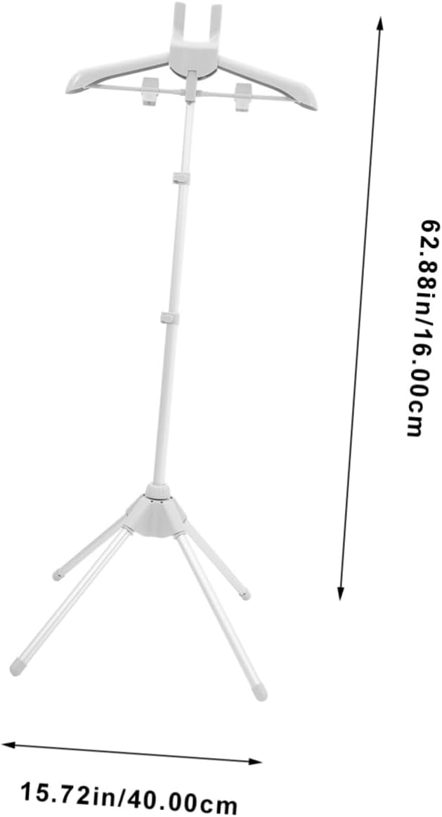 Happyyami Foldable Garment Steamer Hanger Adjustable Height Portable Clothes - Image 2