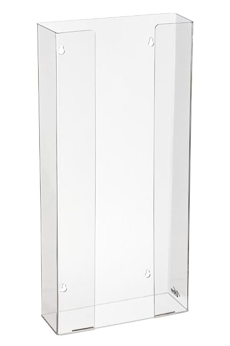AdirMed VivaEssentials Quad Glove Box Holder, Wall Mount or Free Standing Clear - Image 2