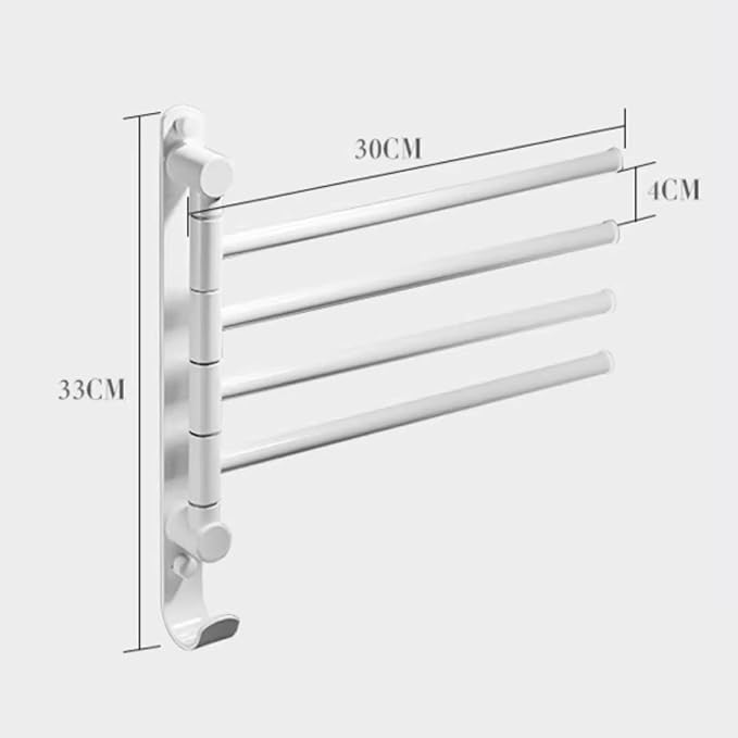 Brass Swing Out Towel Bar, Towel Rack - Image 5