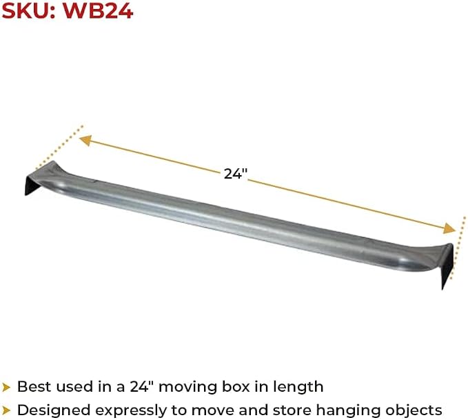 Mytee Products 24" Wardrobe Hanger Bar - Image 3