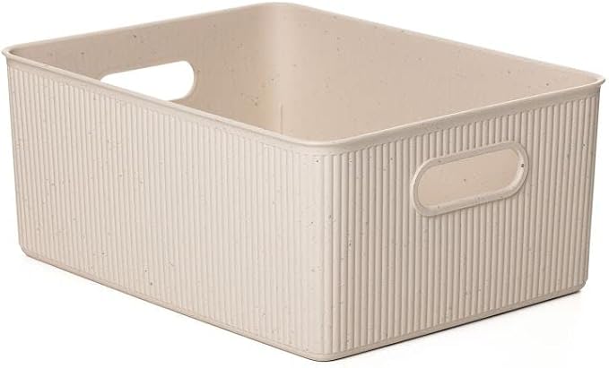 Superio Eco-Friendly Decorative Plastic Storage Bin by Superio
