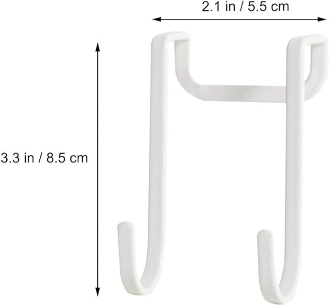 Cabilock Storage Drawers 2 Pcs Iron Door Hooks Door Ironing Iron and Ironing - Image 9
