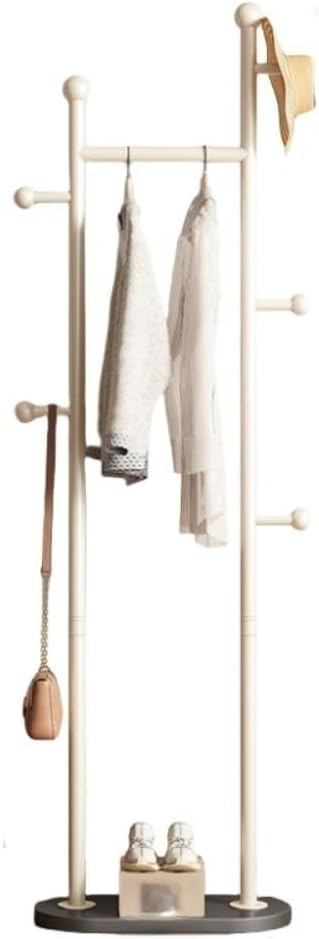 Simple Clothes Hanger, Carbon Steel Coat Rack, Floor-standing Clothes Drying by Unknown