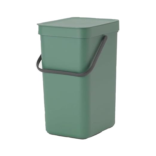 Brabantia Sort & Go Kitchen Recycling Bin | S / 3.2 Gal / 12L | Fir Green | by BrabantiaUSA