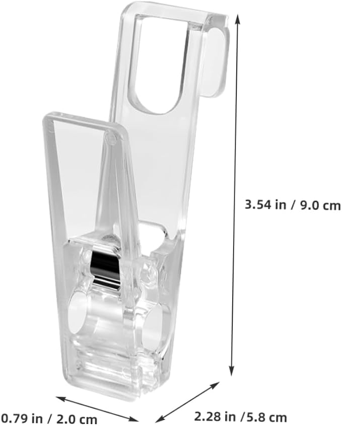 Unomor 4pcs Laundry Hook Clips Drying Rack Clips - Image 6