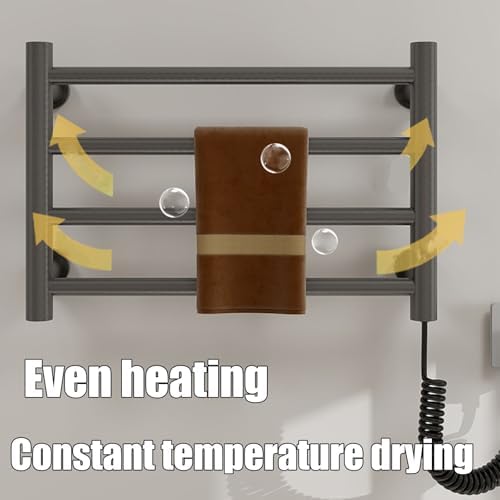 Energy-Saving Heated Drying Rack 4 Bars, Heated Towel Racks - Image 7