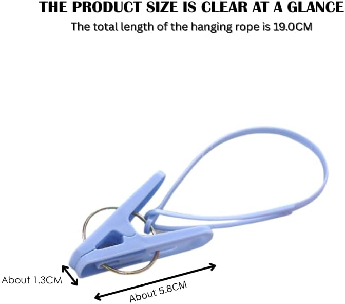 12-Pack Windproof Clothesline Clips - Image 2
