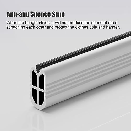 Heavy Duty Metal Closet Hanging Rod - Image 5
