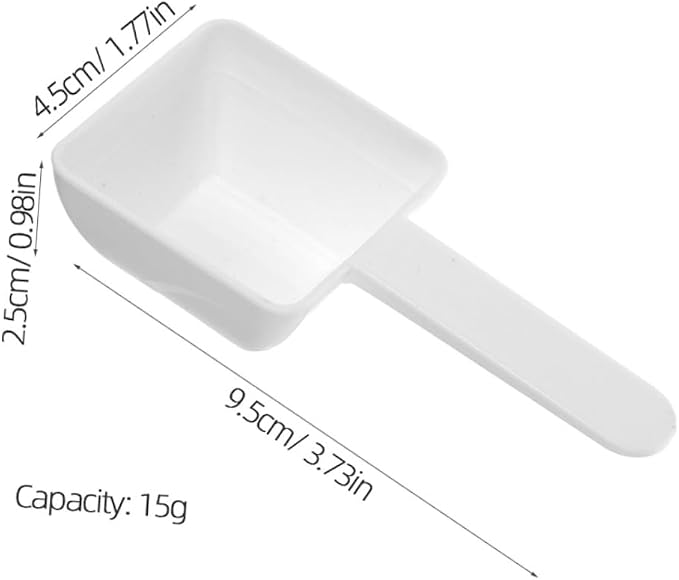 Amosfun 30pcs Ergonomic Plastic Measuring Spoons - Image 2