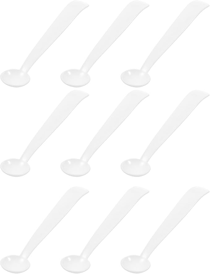 100pcs Plastic Measuring Spoons Mini Scoop 2g Micro Powder Spoon by Unknown