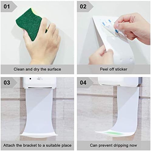 Drip Tray for Automatic Hand Sanitizer Dispenser, Wall Mount Drip Tray - Image 5