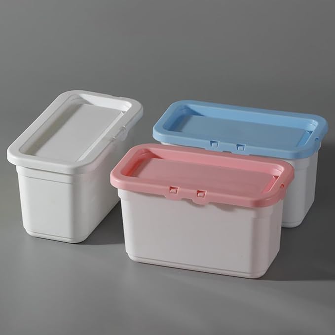 Alipis Laundry Booster Beads Box Plastic Storage Bin - Image 3