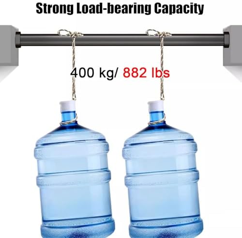 Heavy Duty Closet Rod - 150cm Adjustable Garment Rail - Image 3