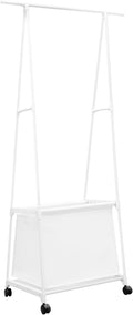 Laundry Cart with Clothes Rack Laundry Basket with Hanging Rack Clothing Rack by Oiveinya
