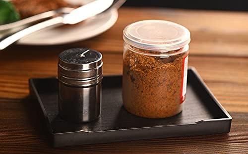 Small Black Mini Tray for Kitchen Counter, Bathroom for Vanity Items, Coffee - Image 5