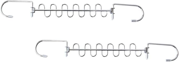 STOBAZA 4pcs Multi-Hole Clothes Drying Rack Versatile Clothes Storage Hangers by EaseLiving