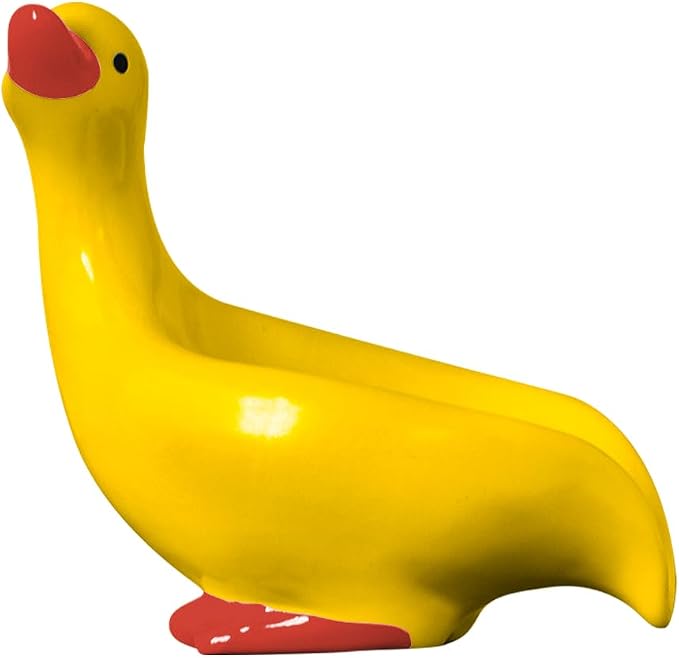 Adorable Laundry Sponge Storage Case -Duck-Shaped Ceramic Soap Dis, Cute - Image 8