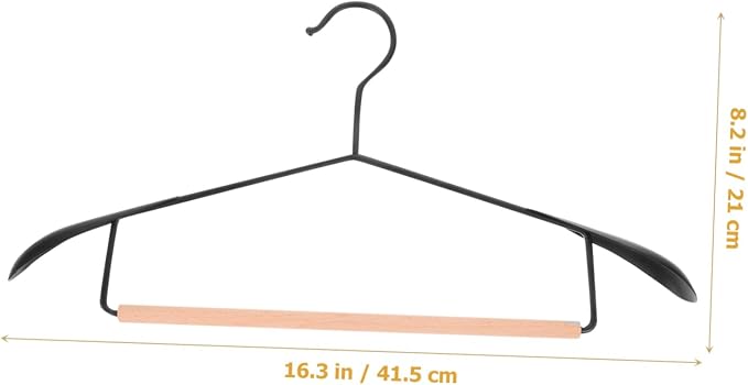 Ciieeo 5pcs Clothes Hanger Sturdy Wide-Shoulder Design - Image 2