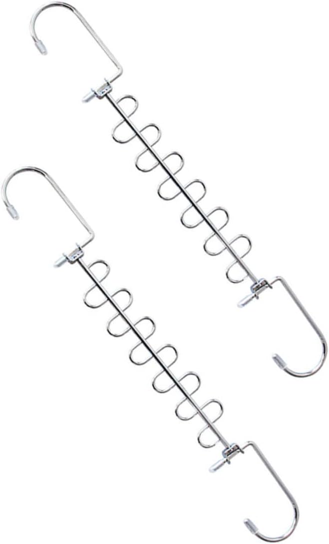 PRETYZOOM 2Pcs Multi Hole Clothes Drying Rack Hangers by PRETYZOOM