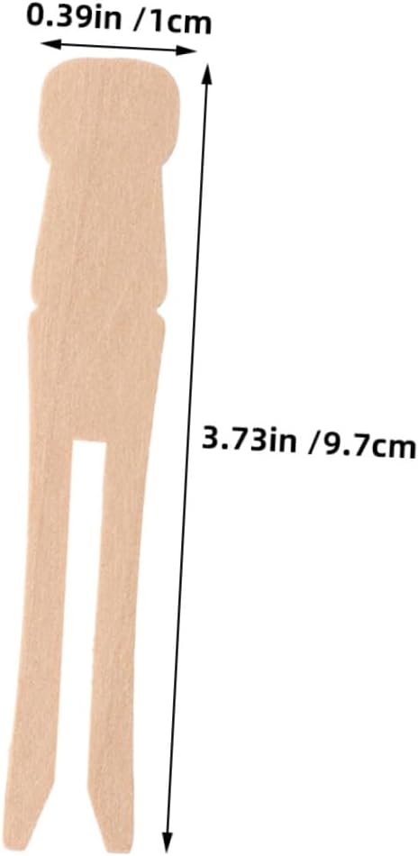 DECHOUS 50pcs Wooden Clothespins - Image 2