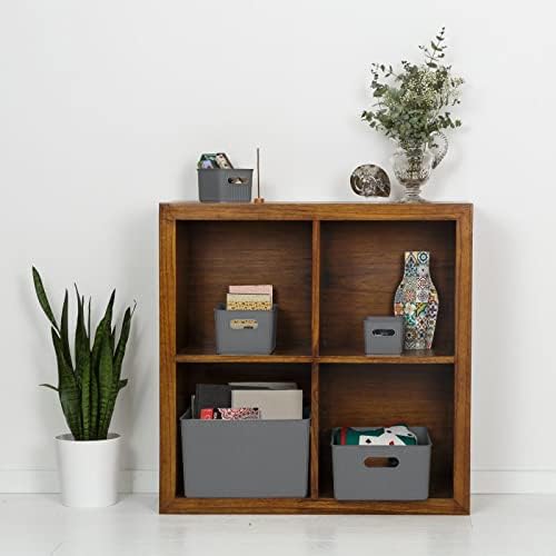 Superio Decorative Plastic Basket Open Home Storage Bins Organizer Baskets - Image 3