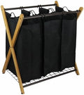 X-Frame Bamboo 3-Bag Laundry SorterÃ‚Â by Unknown