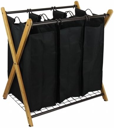 X-Frame Bamboo 3-Bag Laundry SorterÃ‚Â by Unknown
