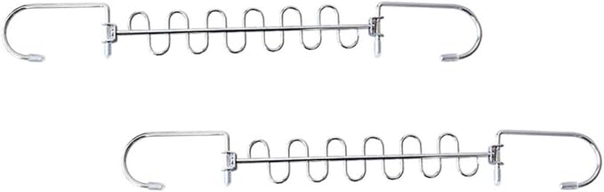 Happyyami 2pcs Multi Hole Clothes Drying Rack Convenient Clothing Hangers by Happyyami