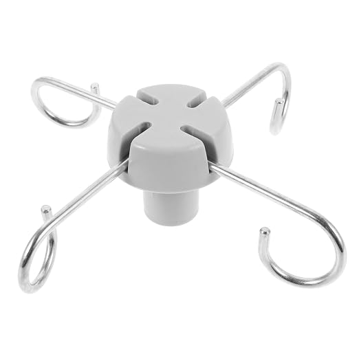 Baluue Stainless Steel Infusion Pole Hook Portable Accessory Hospital Clinic by Baluue