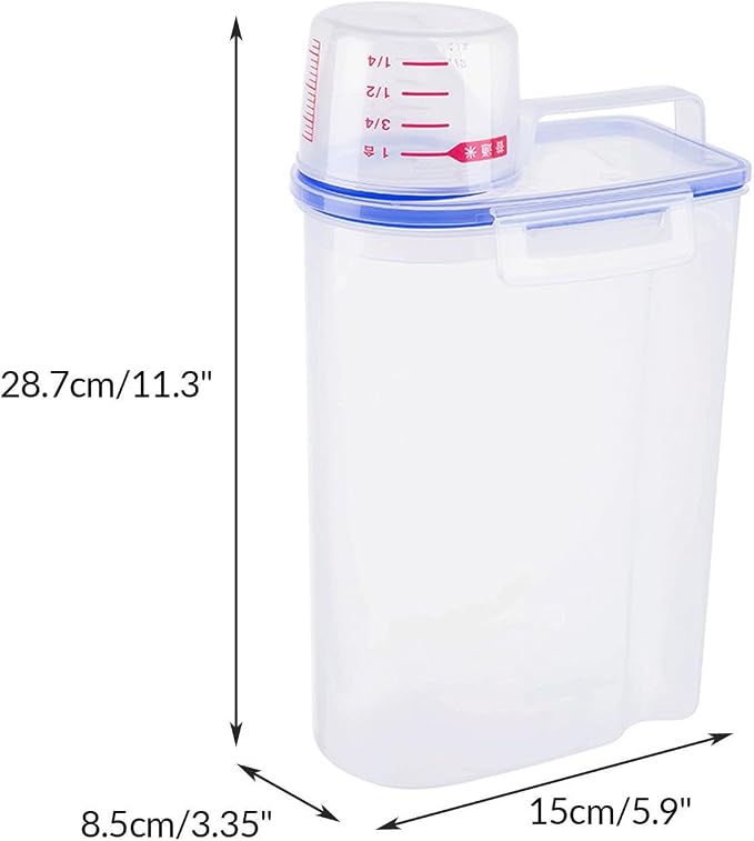 Laundry Powder Storage Container Organizer, 2L Portable Multipurpose Laundry - Image 5