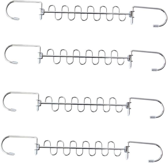2sets Multi Functional Clothes Drying Rack Convenient Space Saving Hangers by MAGICLULU