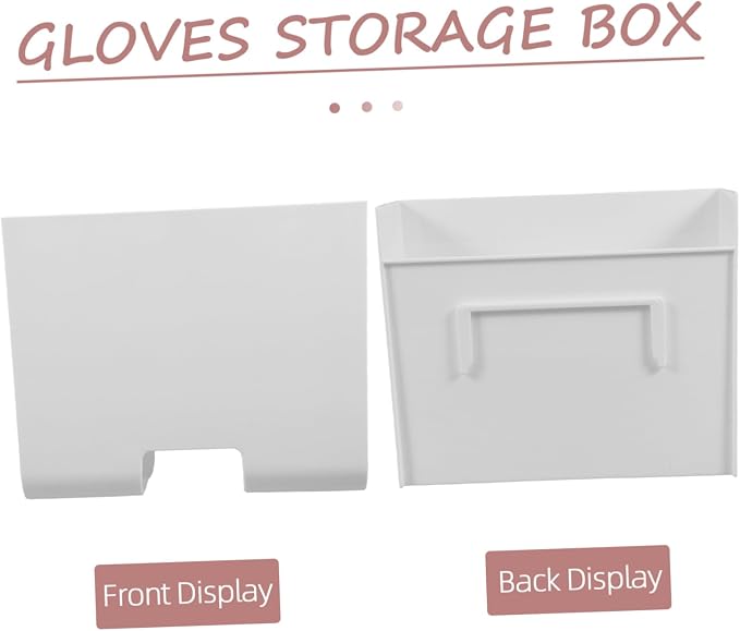Household Disposable Glove Dispenser Box Wall Mounted Storage Holder - Image 7