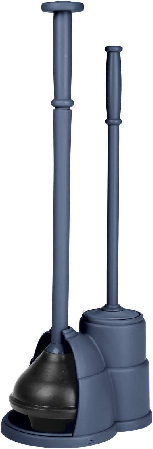 mDesign Plunger and Brush Set for Toilet Bowl by mDesign