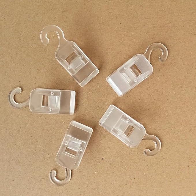 PRETYZOOM 12 Pcs Heavy Duty Laundry Hooks Foldable Travel Hangers Plastic - Image 2