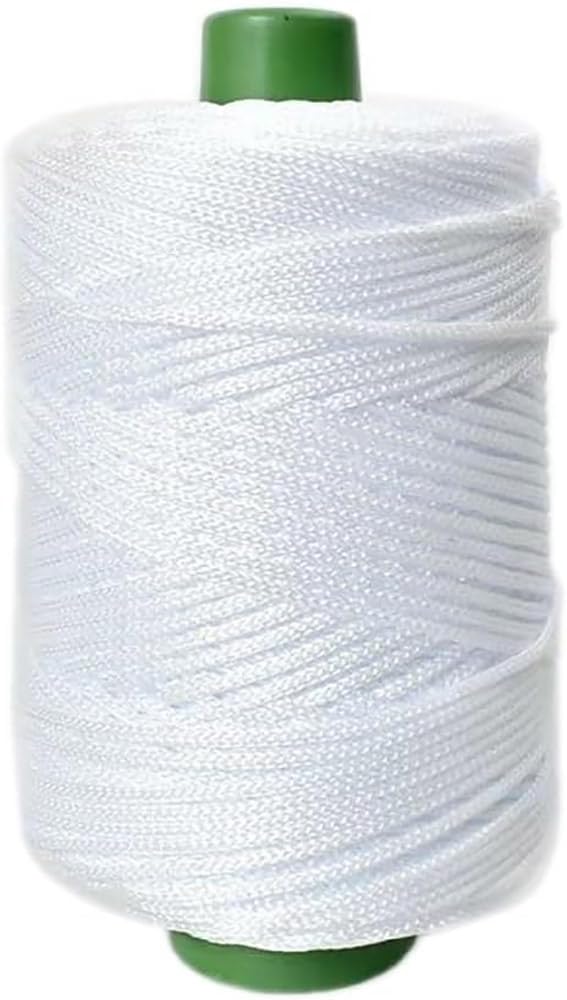 250G Hollow Braided Polypropylene Rope 3mm Colorful Polyester Yarn Handmade by Unknown
