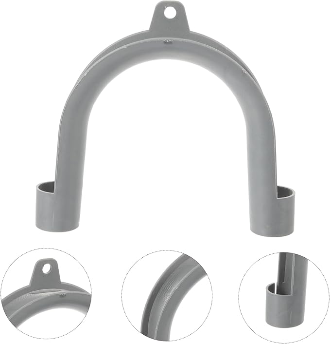 Utility Hooks for Washer Machine Drain Hose Clip U-shape Hose Holder Washing - Image 4